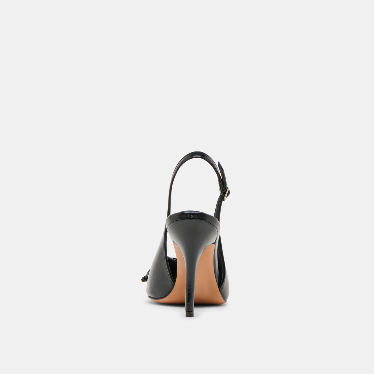 GEENA HEELS BLACK LEATHER | Dolce Vita