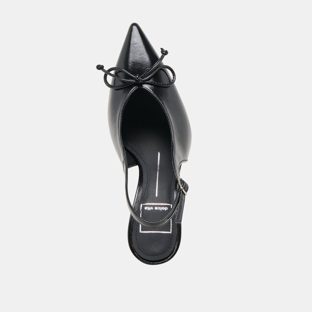 GEENA HEELS BLACK LEATHER | Dolce Vita