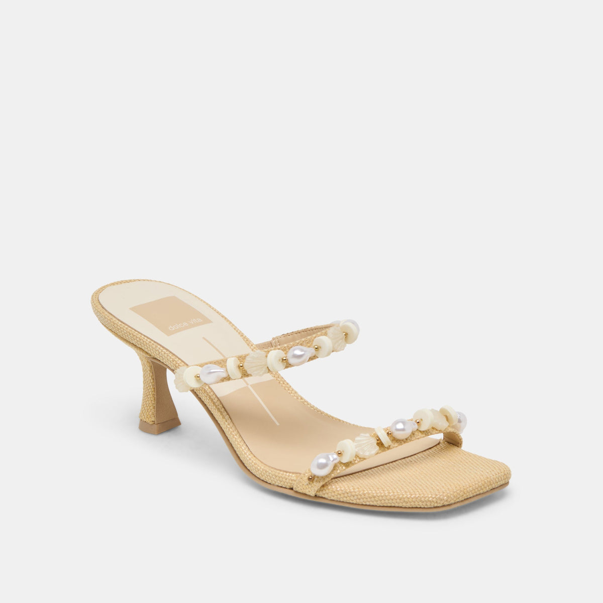 GRASON HEELS LT NATURAL RAFFIA | Dolce Vita