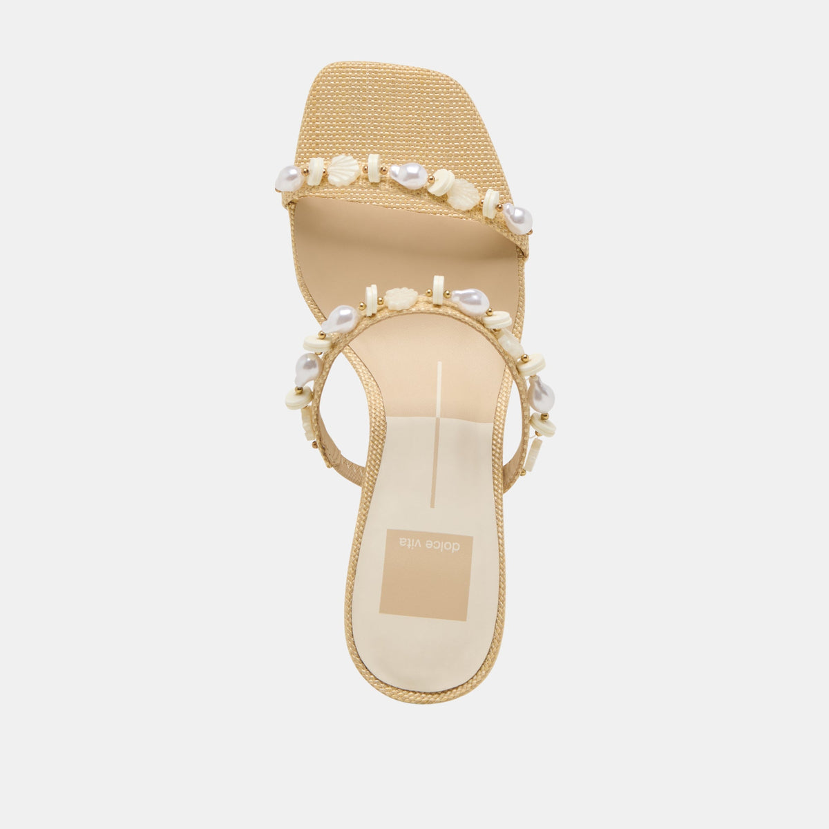 GRASON HEELS LT NATURAL RAFFIA | Dolce Vita