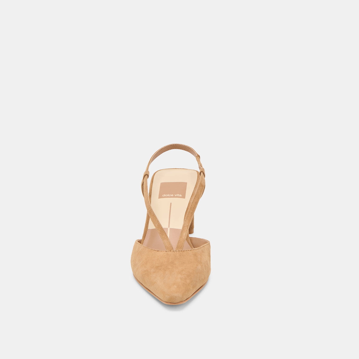 Ginay Lt Brown Suede Heels | Dolce Vita