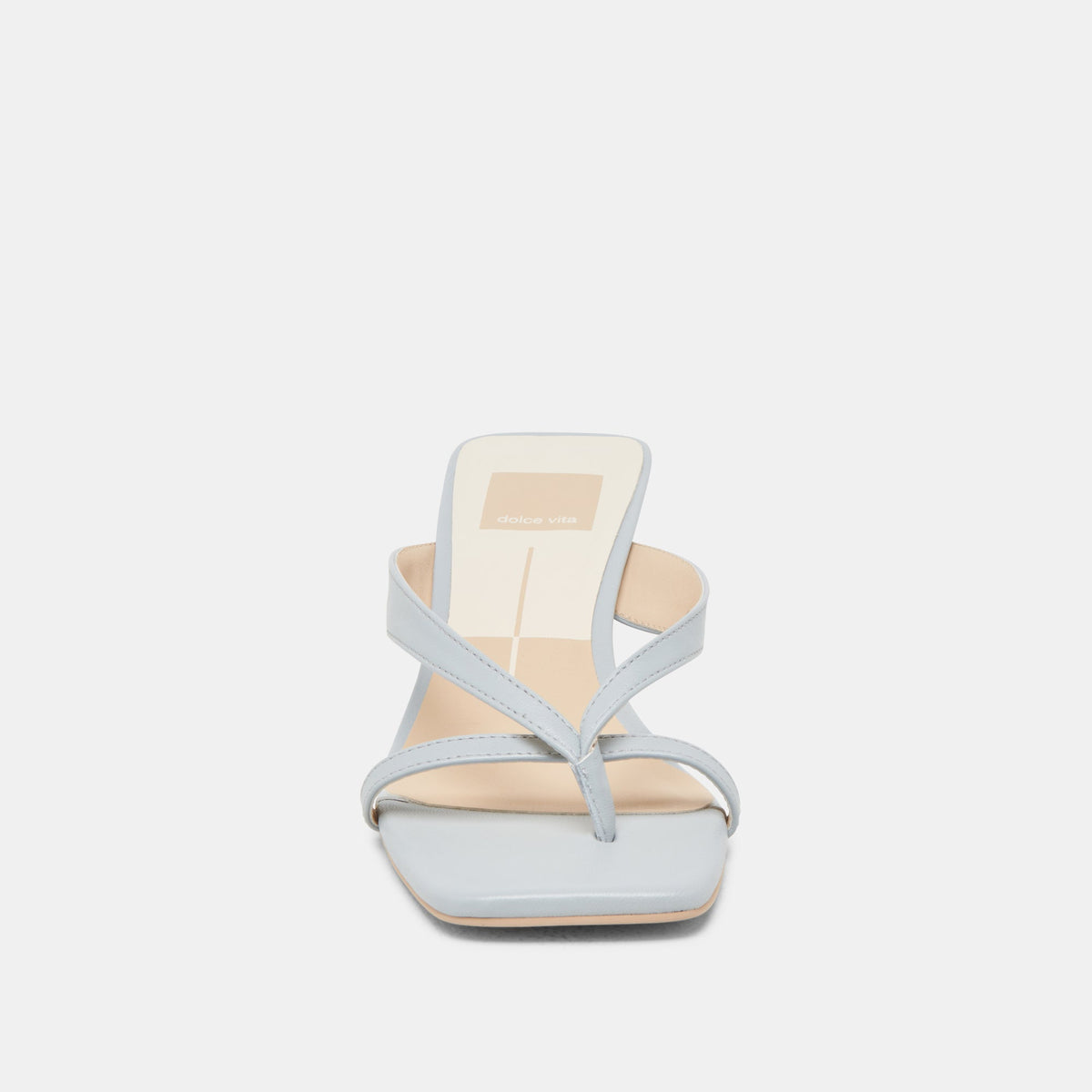 BREVEL HEELS LIGHT BLUE LEATHER | Dolce Vita