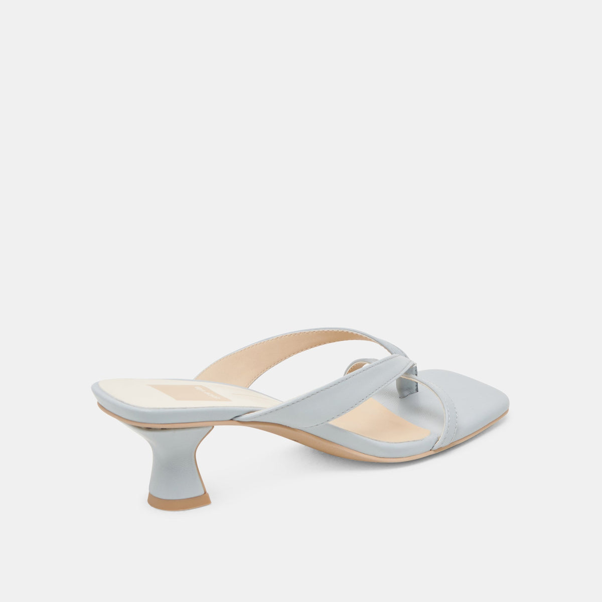 BREVEL HEELS LIGHT BLUE LEATHER | Dolce Vita
