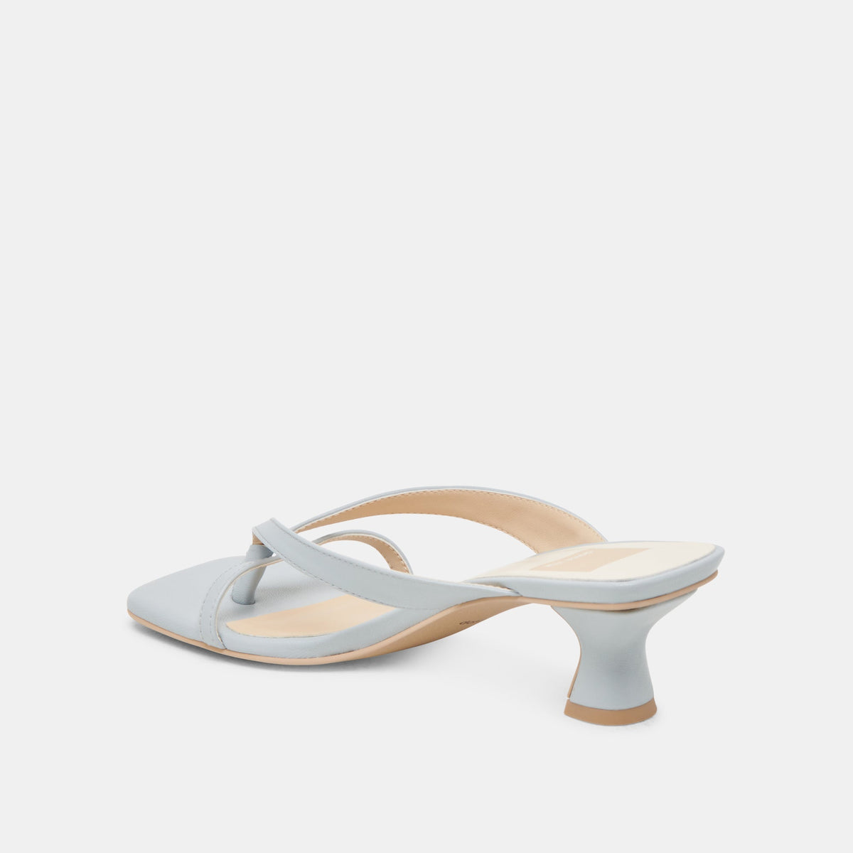 BREVEL HEELS LIGHT BLUE LEATHER | Dolce Vita