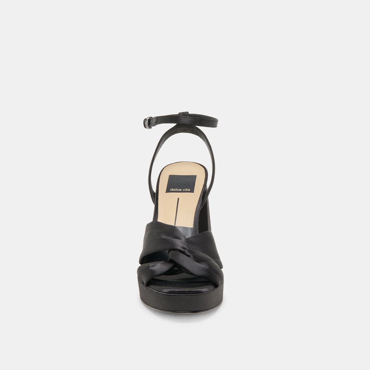 PARLO HEELS ONYX SATIN | Dolce Vita