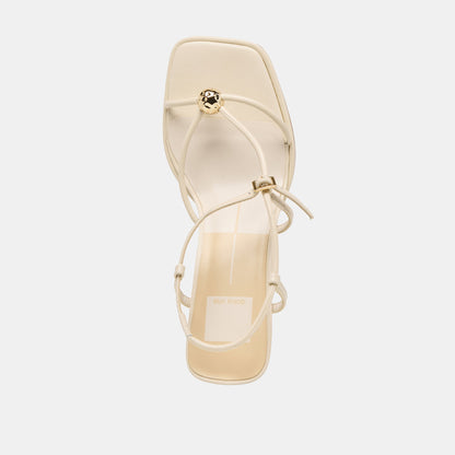 Mylee Creme Leather Heels | Dolce Vita