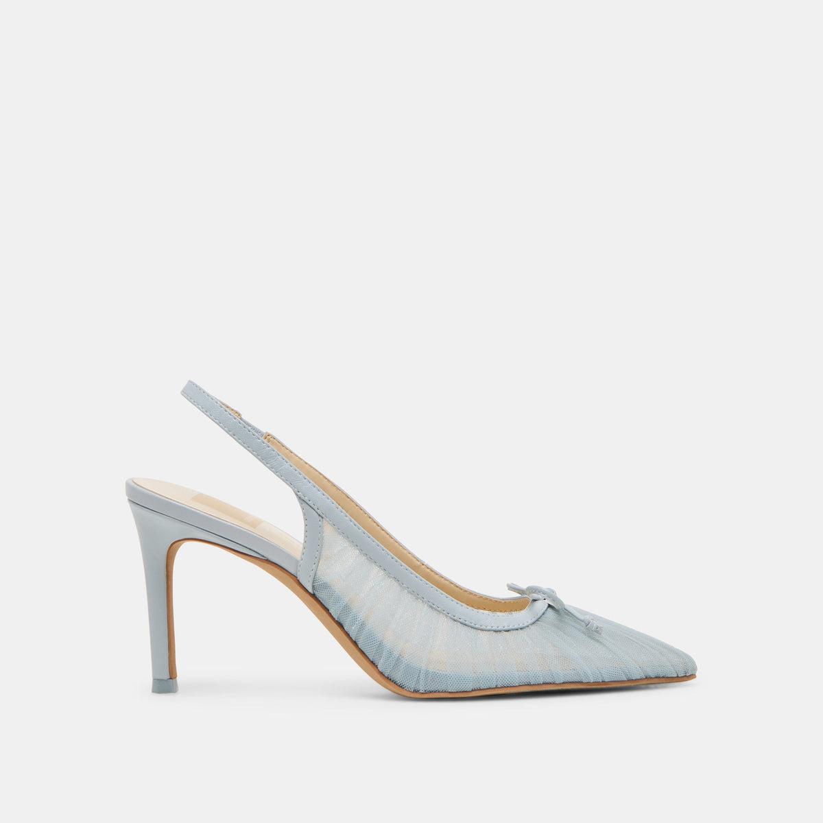 Yela Light Blue Tulle Heels | Dolce Vita