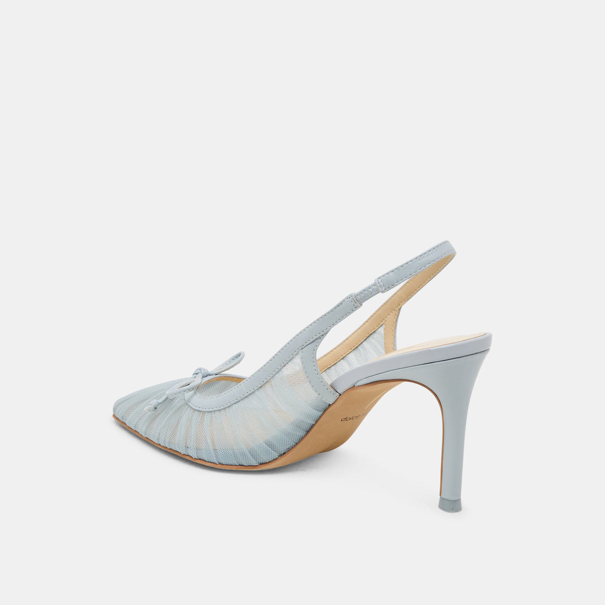 Yela Light Blue Tulle Heels | Dolce Vita