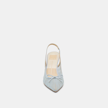 Yela Light Blue Tulle Heels | Dolce Vita