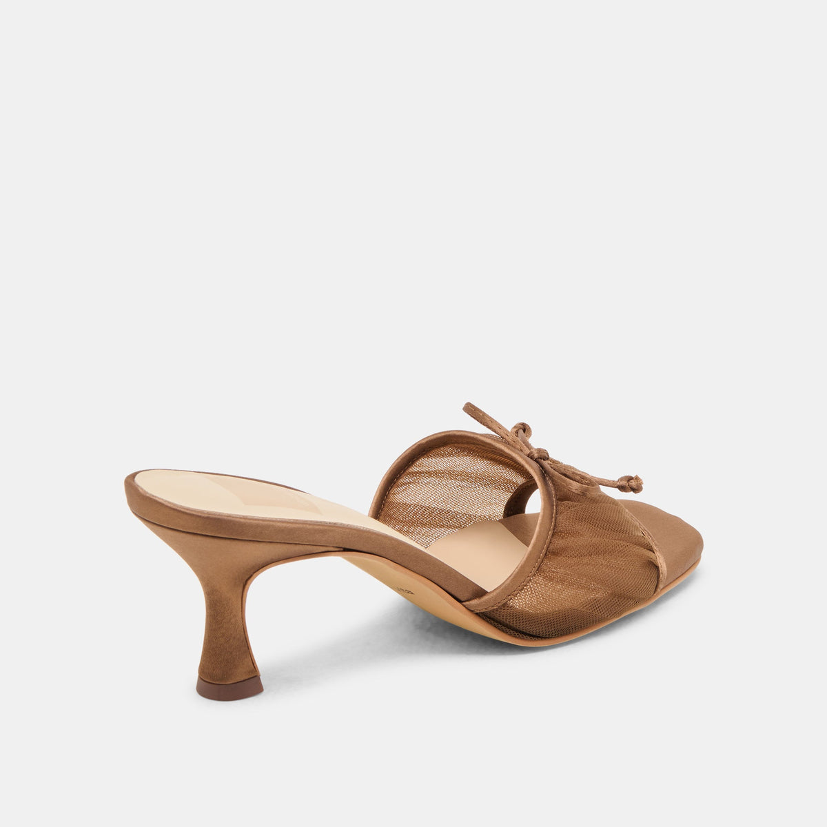 Galen Mid Brown Tulle Heels | Dolce Vita