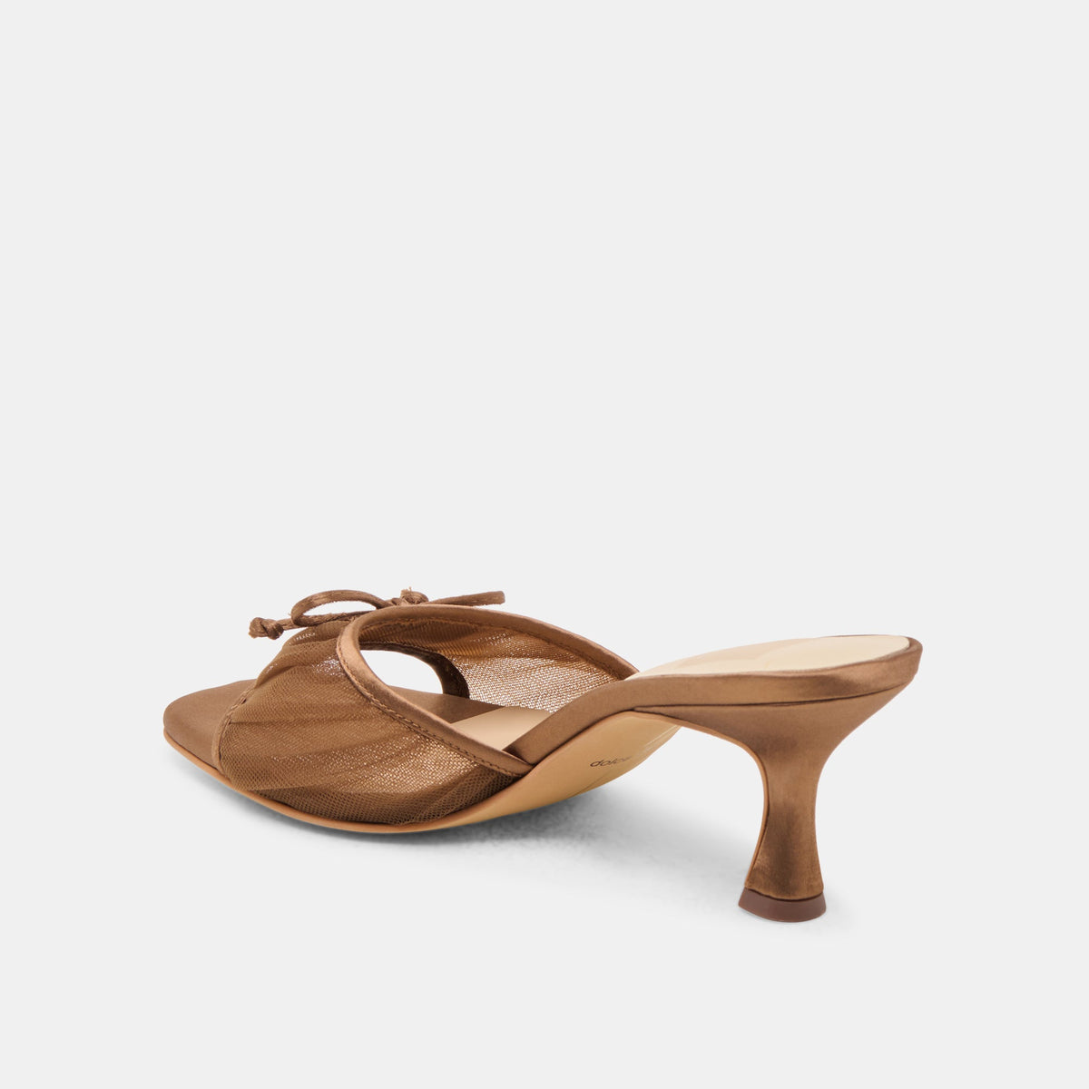 Galen Mid Brown Tulle Heels | Dolce Vita