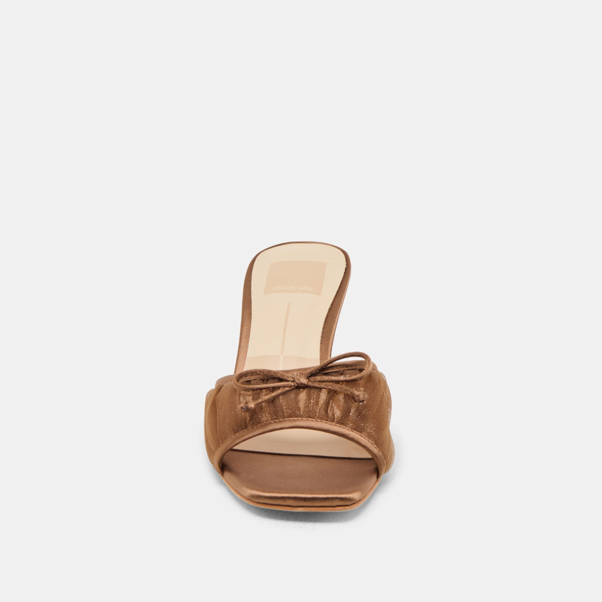 Galen Mid Brown Tulle Heels | Dolce Vita