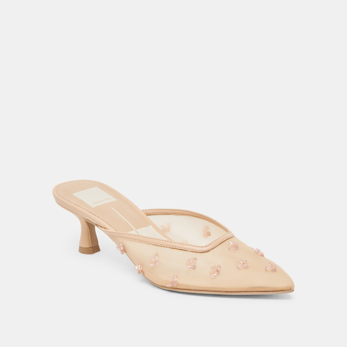 Clara French Vanilla Mesh Heels | Dolce Vita