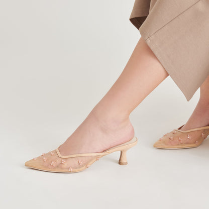 Clara French Vanilla Mesh Heels | Dolce Vita