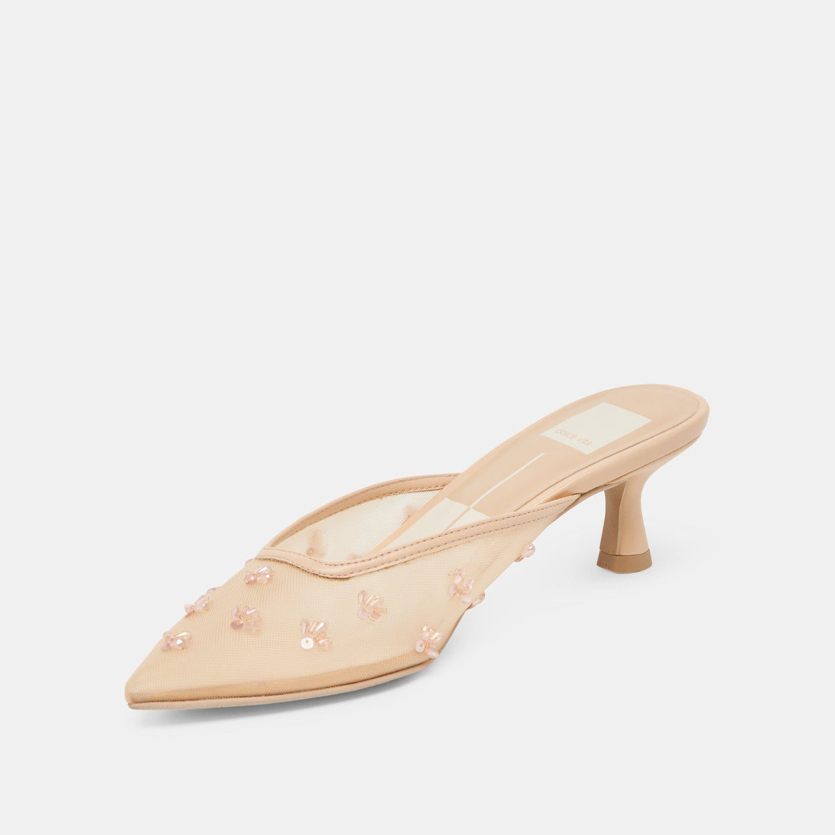 Clara French Vanilla Mesh Heels | Dolce Vita