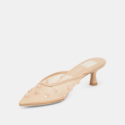 Clara French Vanilla Mesh Heels | Dolce Vita