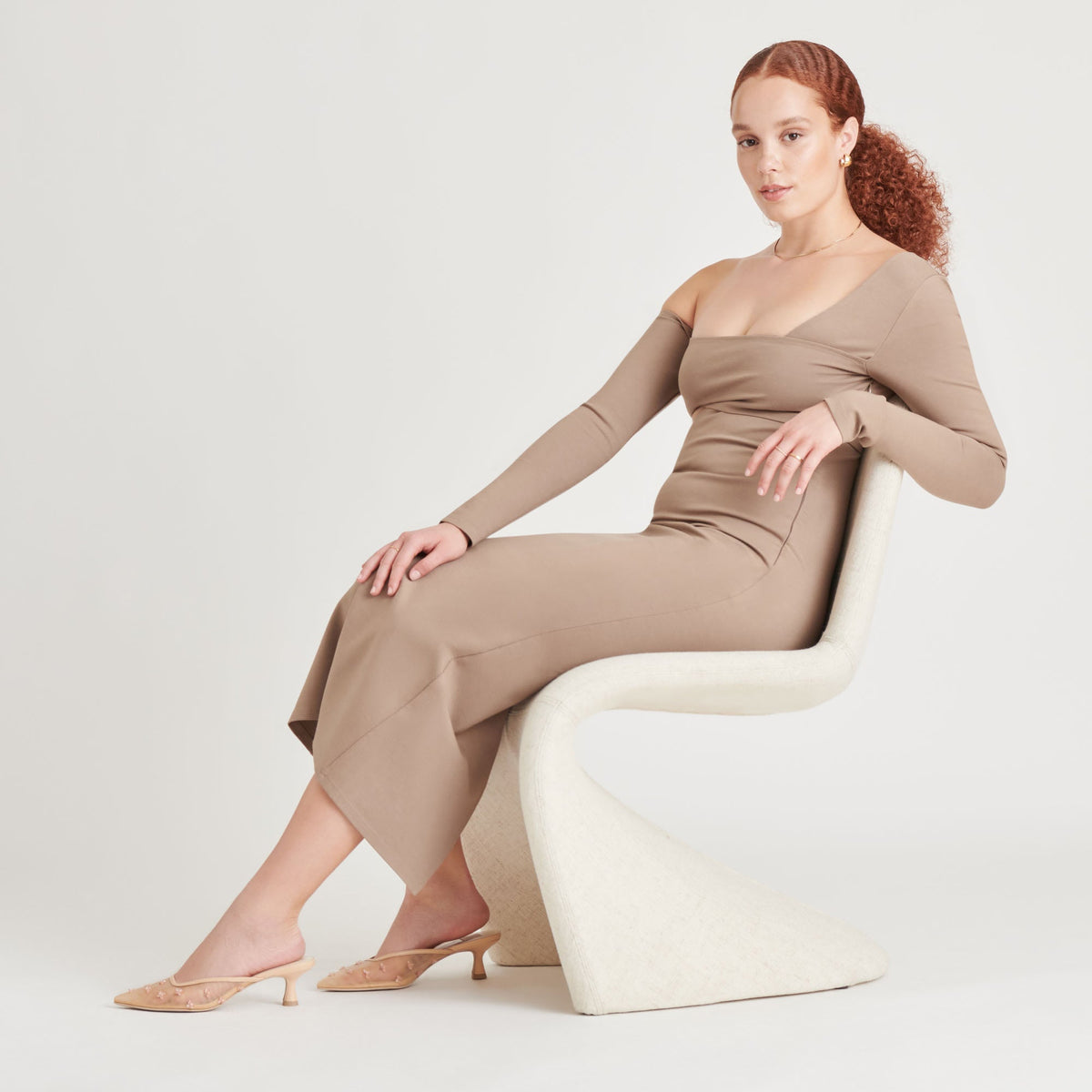 Clara French Vanilla Mesh Heels | Dolce Vita