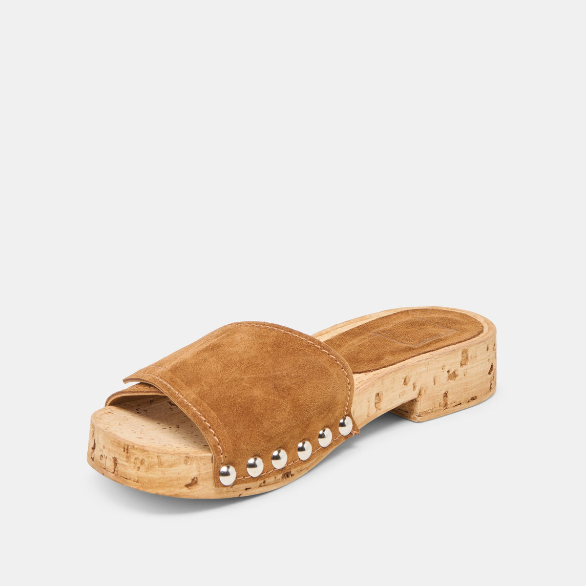 Sandy Chestnut Suede Sandals | Dolce Vita