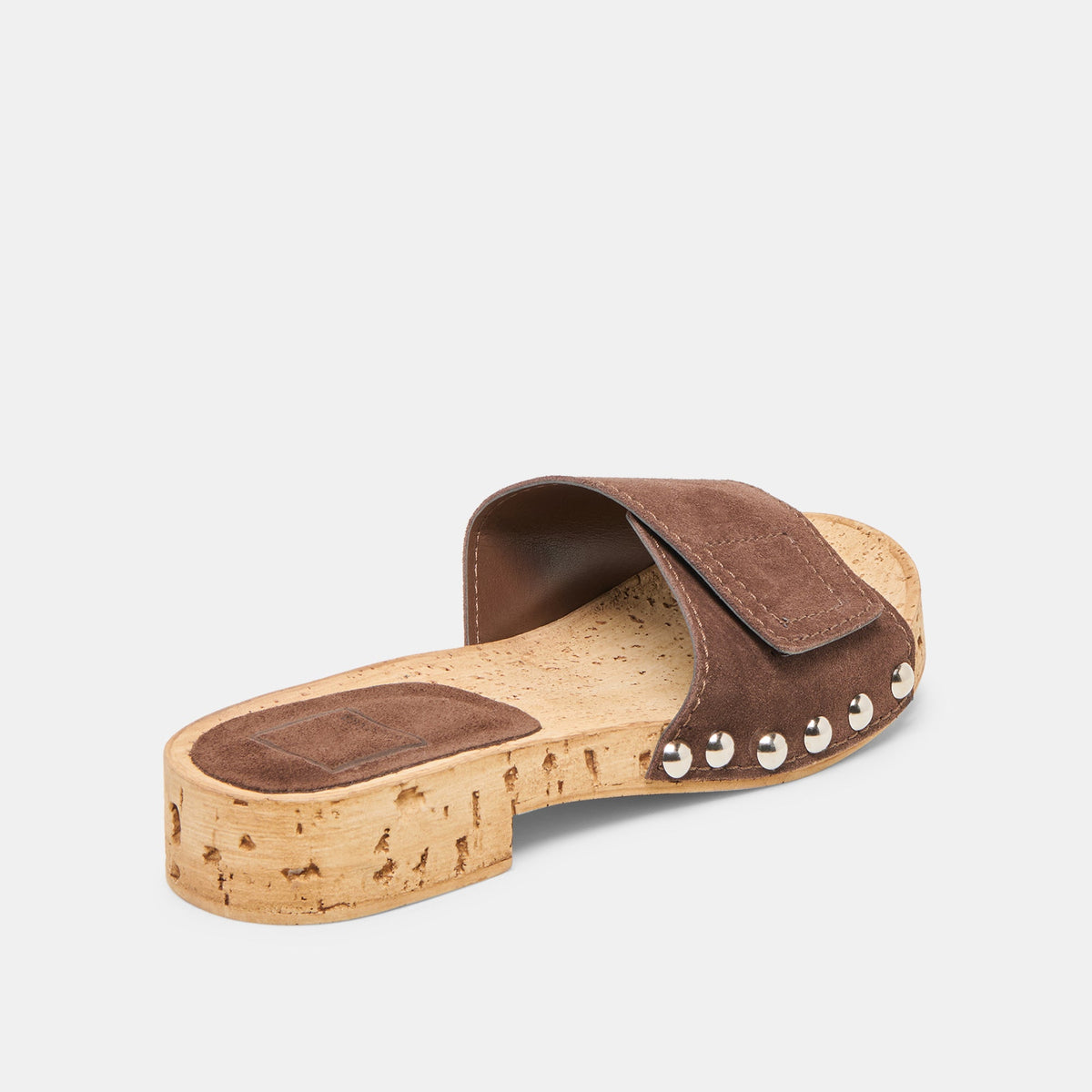 Sandy Dk Brown Suede Sandals | Dolce Vita