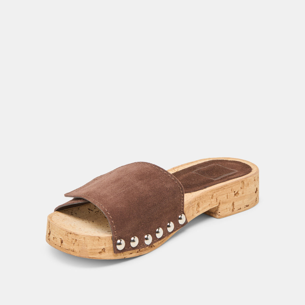 Sandy Dk Brown Suede Sandals | Dolce Vita