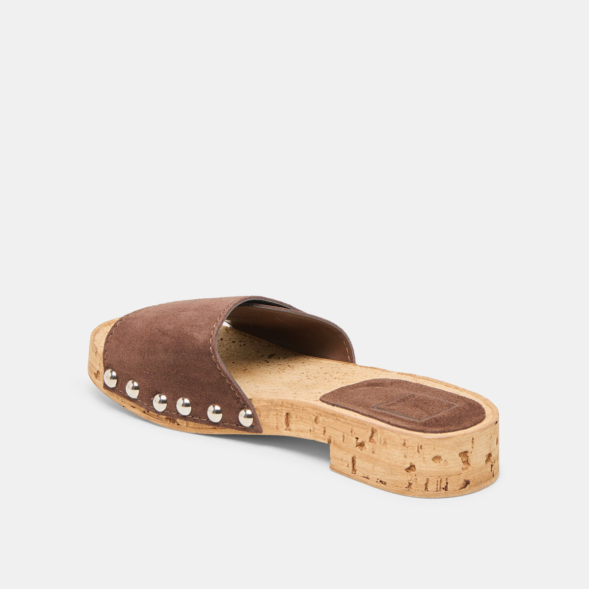 Sandy Dk Brown Suede Sandals | Dolce Vita