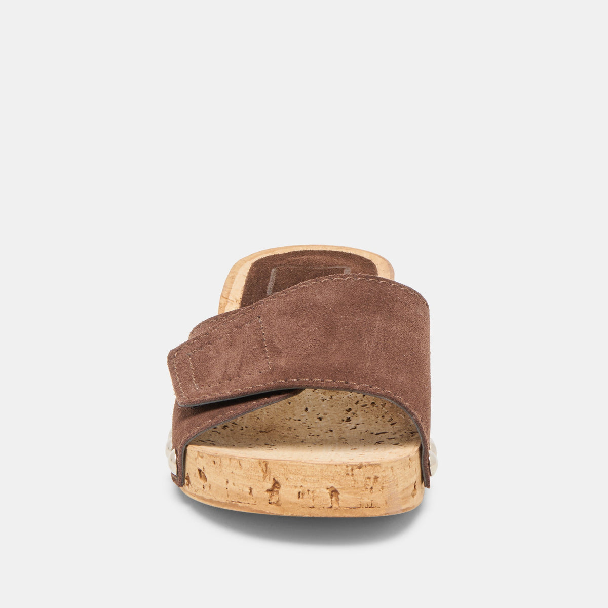 Sandy Dk Brown Suede Sandals | Dolce Vita