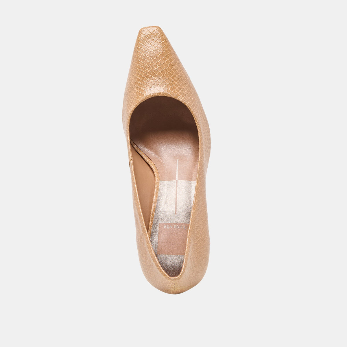 Briona Whiskey Embossed Leather Heels | Dolce Vita