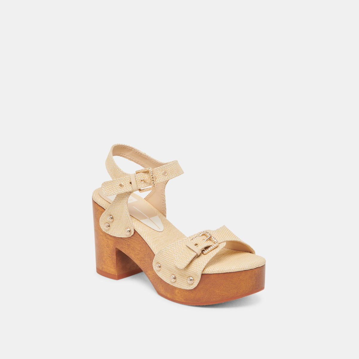 YANDY HEELS LT NATURAL RAFFIA | Dolce Vita