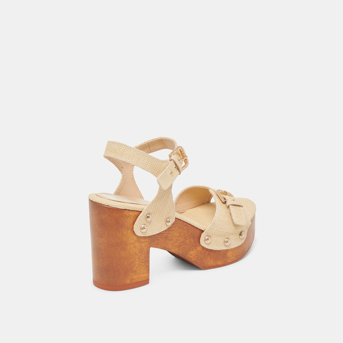 YANDY HEELS LT NATURAL RAFFIA | Dolce Vita