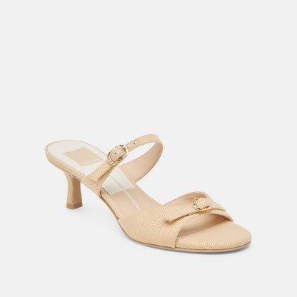 LORALI HEELS LT NATURAL RAFFIA | Dolce Vita