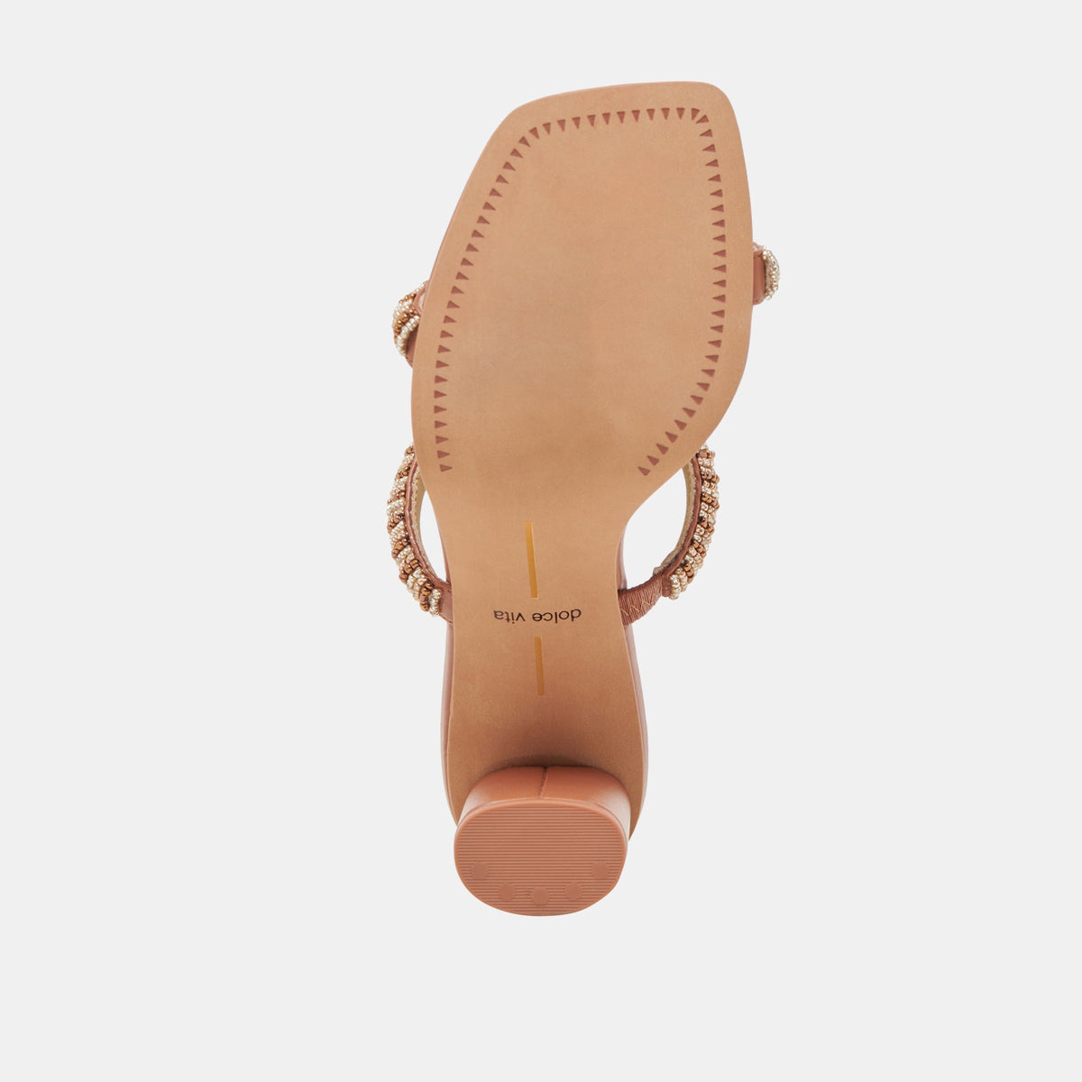 NOLAH HEELS TAN MULTI BEADS | Dolce Vita