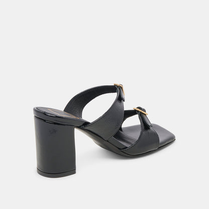 SHANE HEELS MIDNIGHT CRINKLE PATENT | Dolce Vita