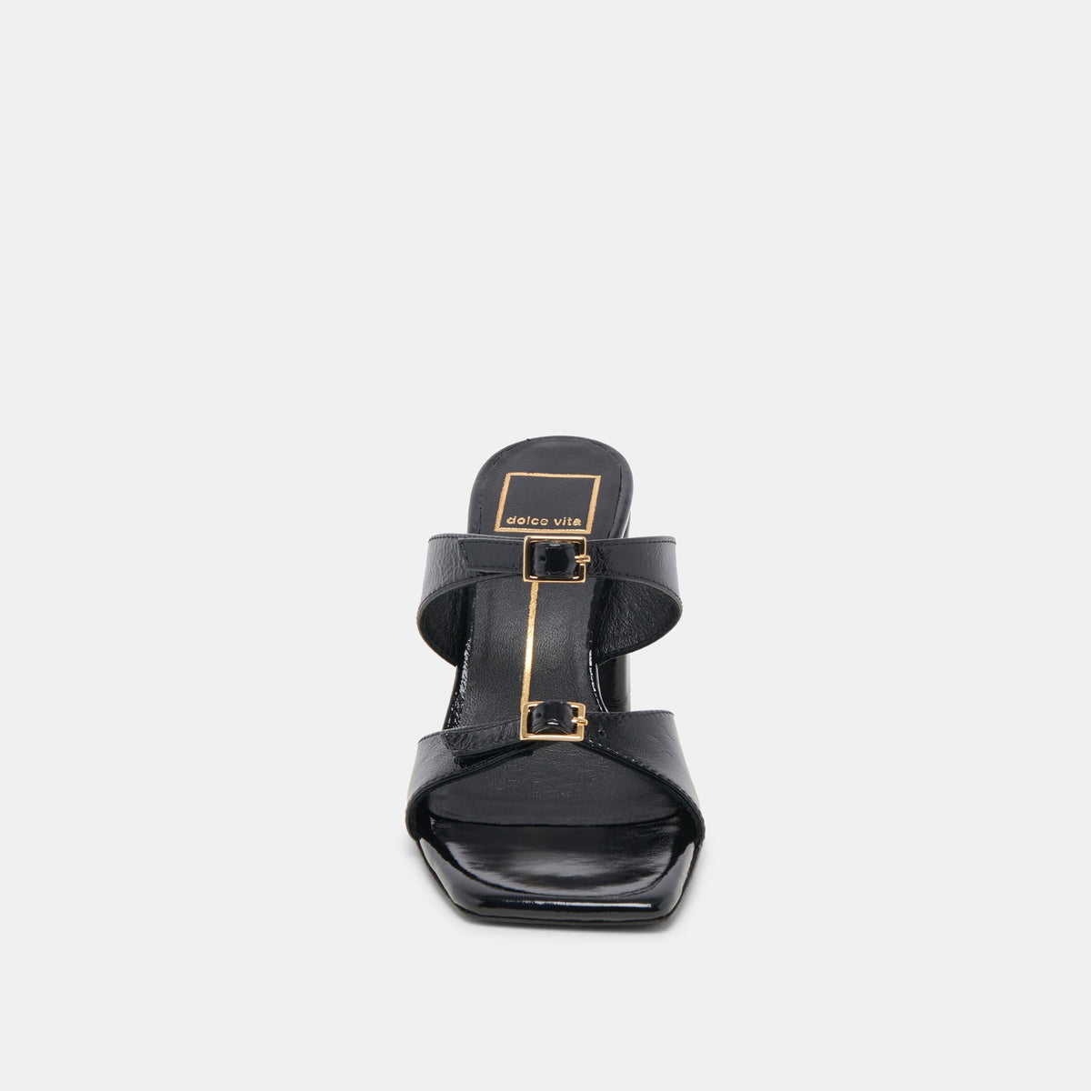 SHANE HEELS MIDNIGHT CRINKLE PATENT | Dolce Vita