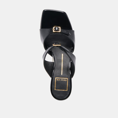 SHANE HEELS MIDNIGHT CRINKLE PATENT | Dolce Vita