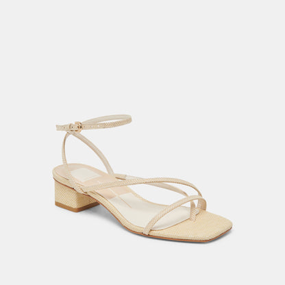 KARLOS SANDALS NATURAL WOVEN RAFFIA | Dolce Vita
