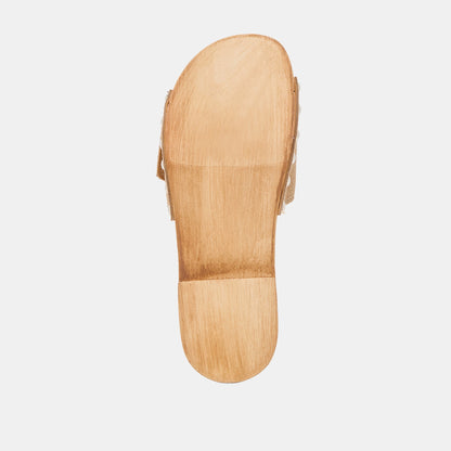 Sandy Taupe Suede Sandals | Dolce Vita