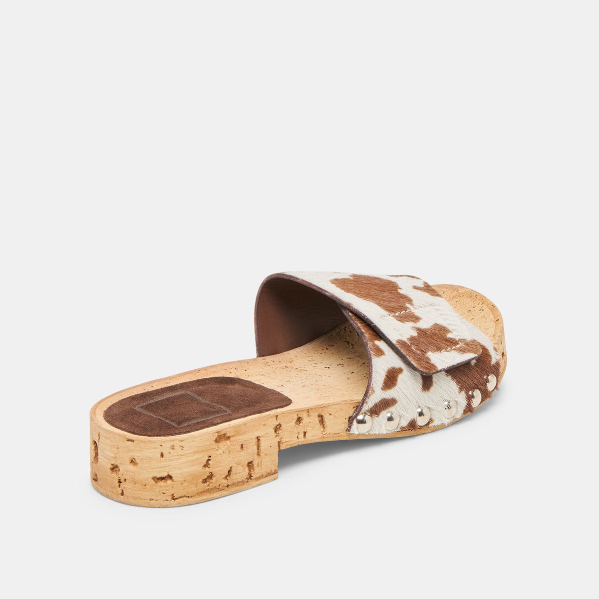 Sandy Cocoa Taurus Calf Hair Sandals | Dolce Vita