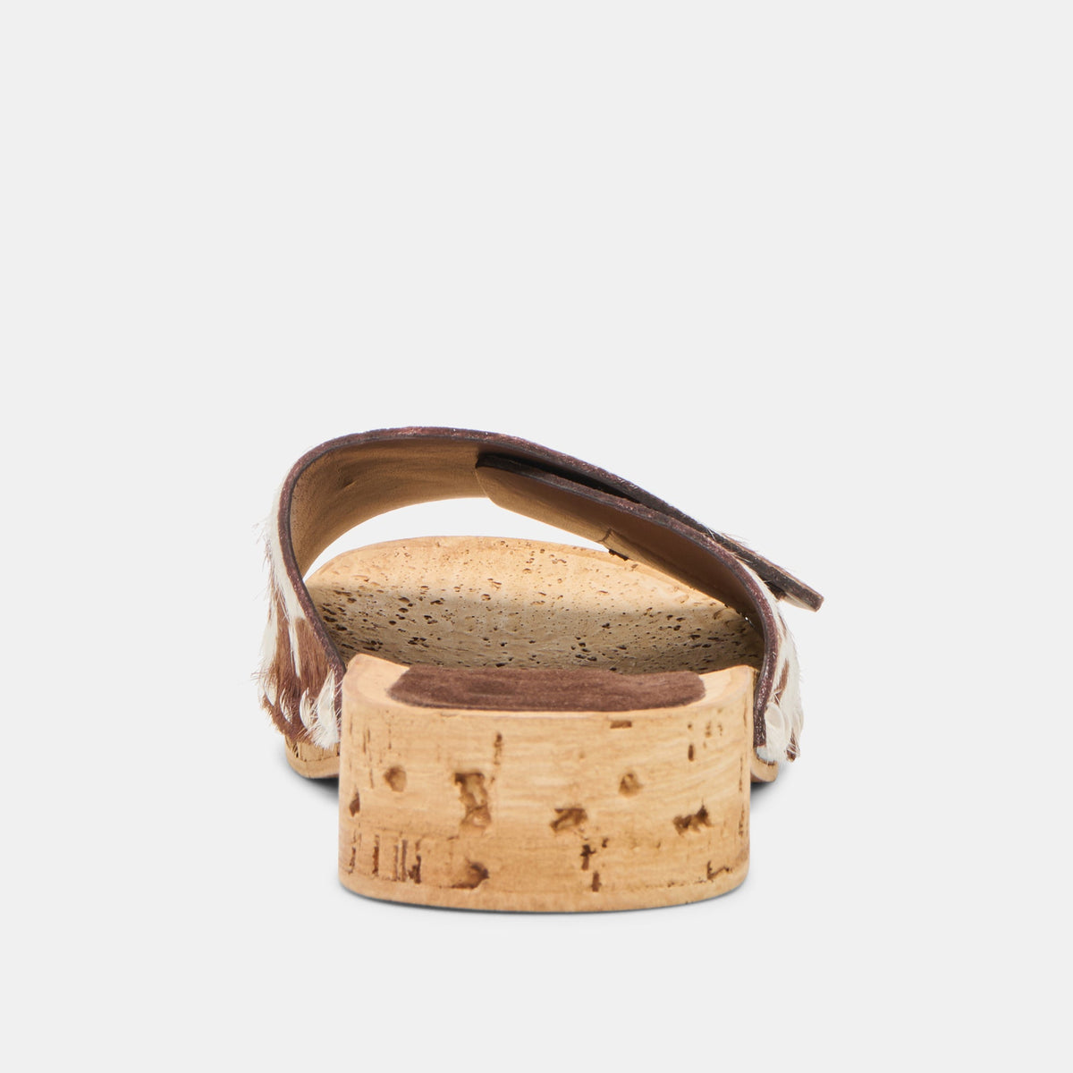 Sandy Cocoa Taurus Calf Hair Sandals | Dolce Vita