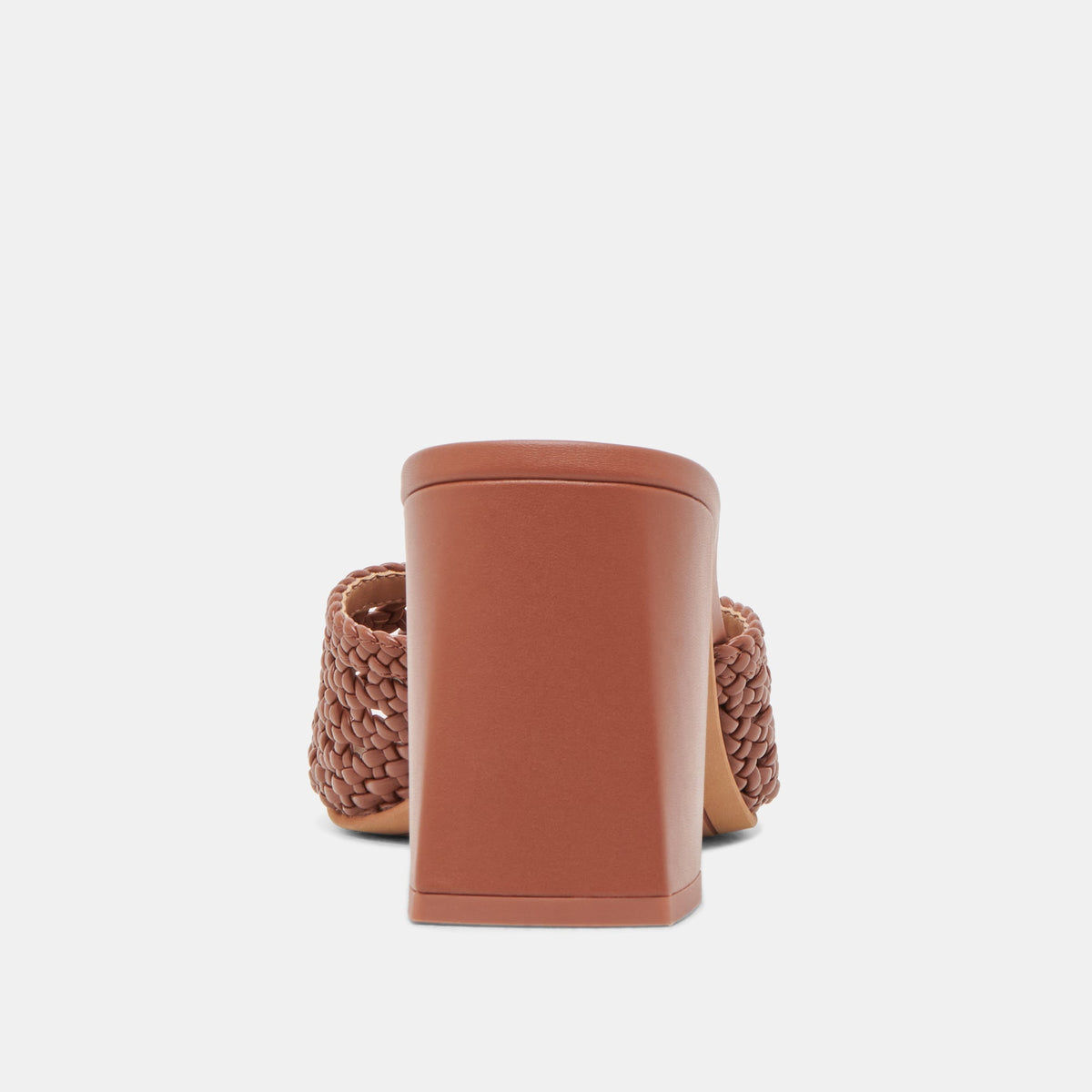 MARGOE HEELS COGNAC WOVEN STELLA | Dolce Vita