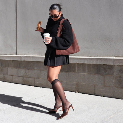 KANIKA HEELS DK BROWN SUEDE | Dolce Vita