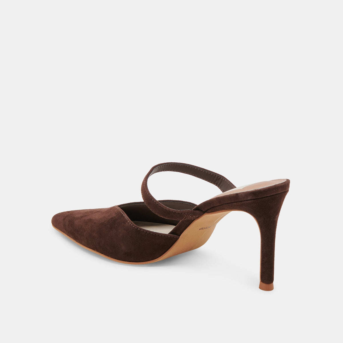 KANIKA HEELS DK BROWN SUEDE | Dolce Vita