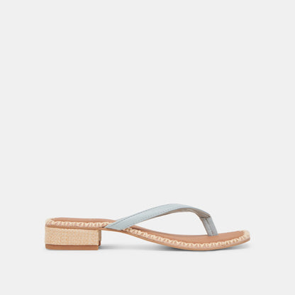BARTY SANDALS ICE BLUE LEATHER | Dolce Vita