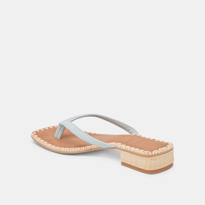 BARTY SANDALS ICE BLUE LEATHER | Dolce Vita