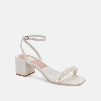 ZALIMA HEELS VANILLA PEARLS | Dolce Vita