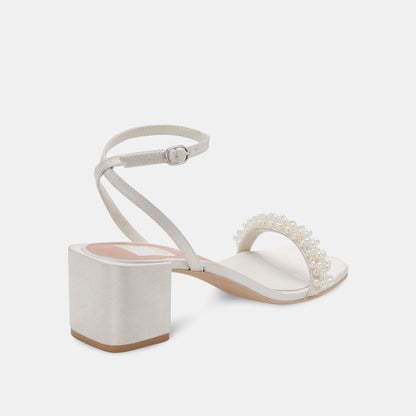 ZALIMA HEELS VANILLA PEARLS | Dolce Vita