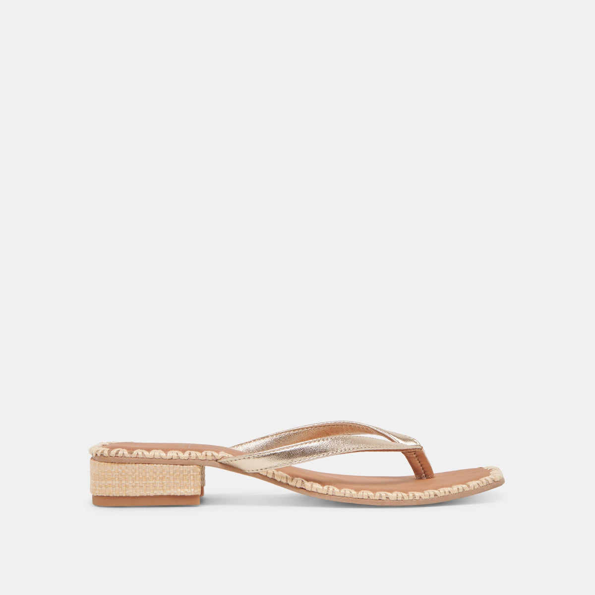 BARTY SANDALS GOLD METALLIC LEATHER | Dolce Vita