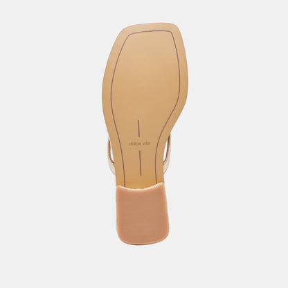 BARTY SANDALS GOLD METALLIC LEATHER | Dolce Vita
