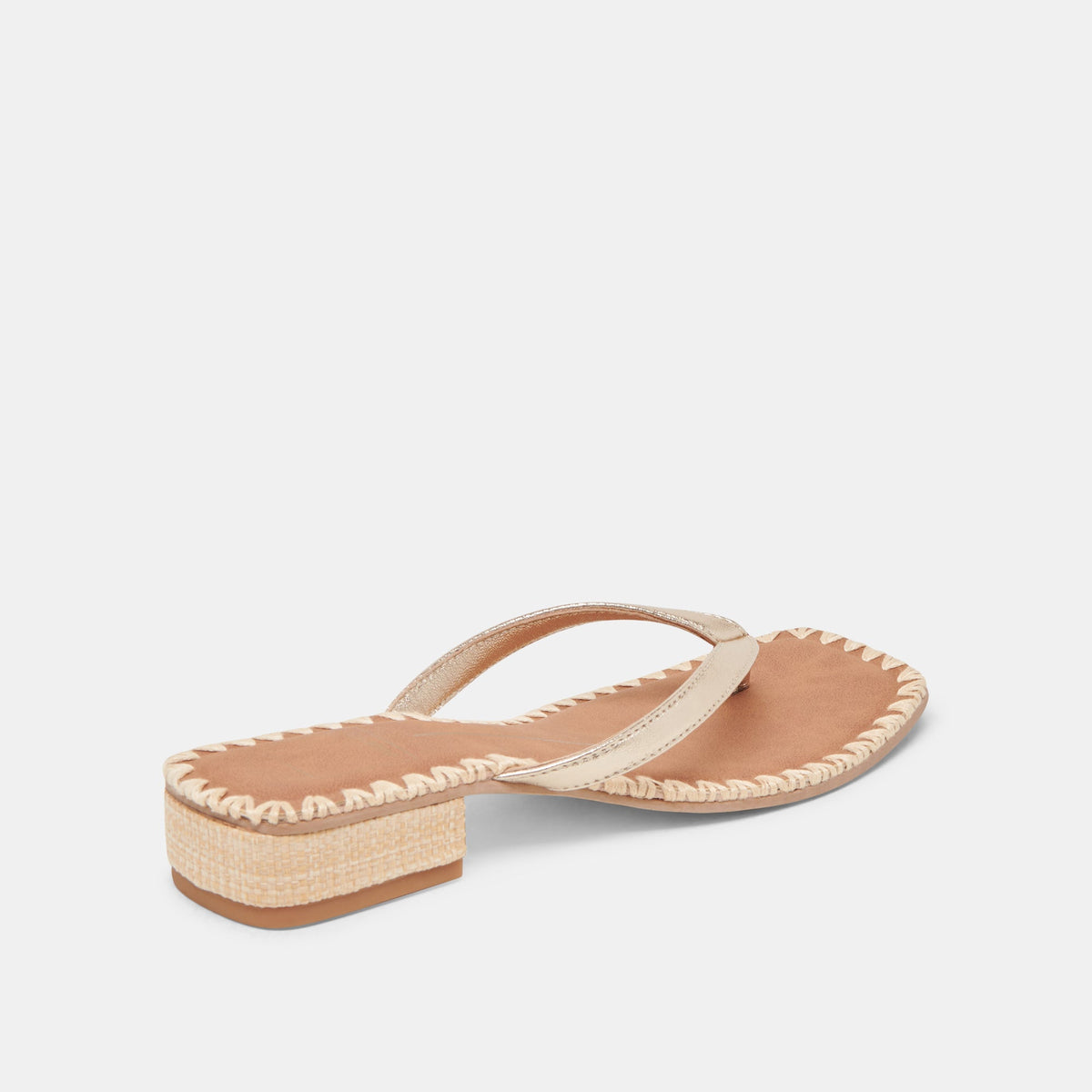 BARTY SANDALS GOLD METALLIC LEATHER | Dolce Vita