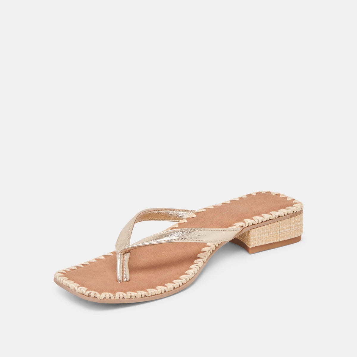BARTY SANDALS GOLD METALLIC LEATHER | Dolce Vita