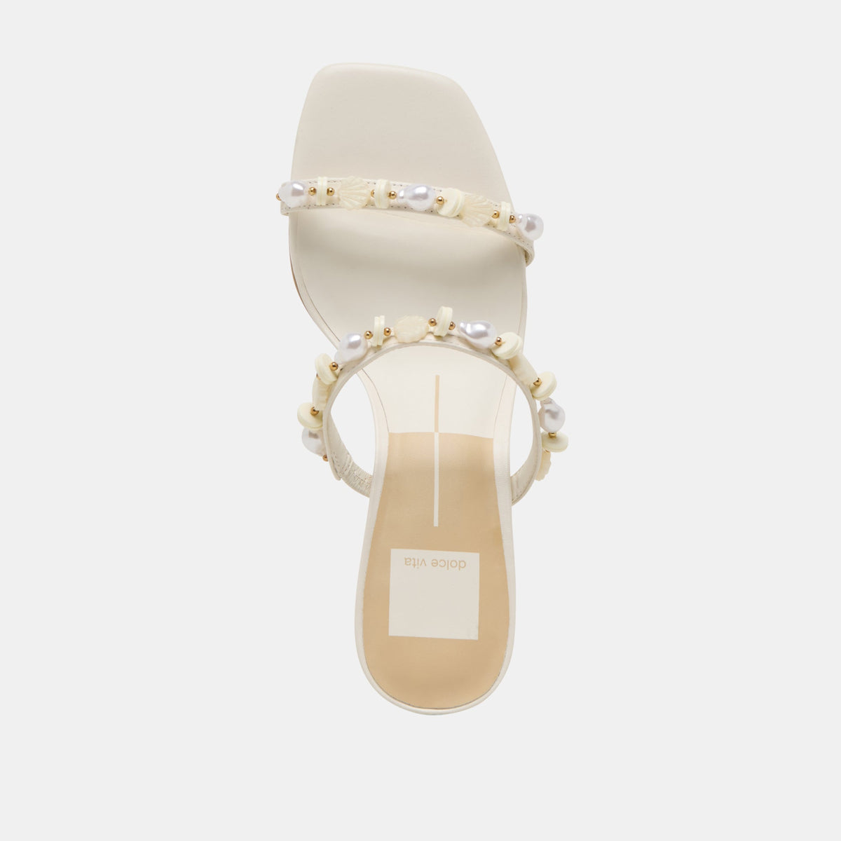 GRASON HEELS WHITE LEATHER | Dolce Vita